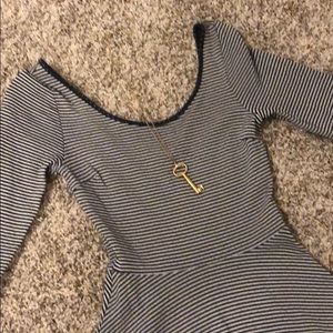 Cotton Fit and Flare Dress